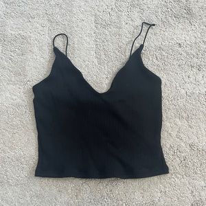 Garage black tank top - size small